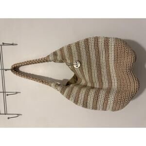 The Sak Crochet Striped Shoulder Bag